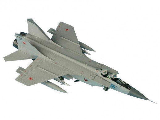 Сборная модель ZVEZDA Советский истребитель-перехватчик МиГ-31, 1/72