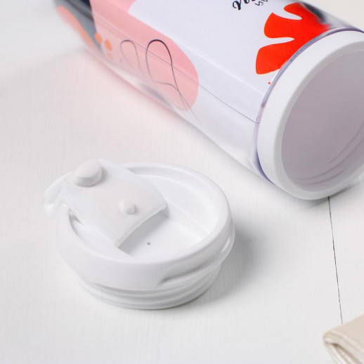 Термостакан со вставкой "Не переставай мечтать" 350 мл, сохраняет тепло 2 ч