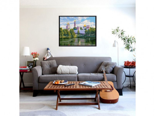 Картина по номерам с цветной схемой 40х50 БАСОВ С. НОВОДЕВИЧИЙ МОНАСТЫРЬ (36 цветов)