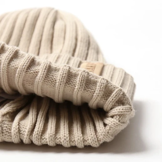 Шапка женская MINAKU "Бини" цвет бежевый