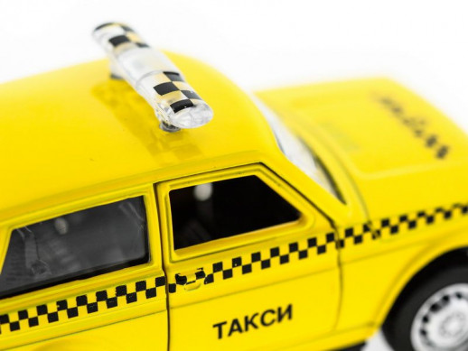 Машина "АВТОПАНОРАМА" инерц. ВАЗ 2121 1/50, в/к 12*7*5,5 см, желтая