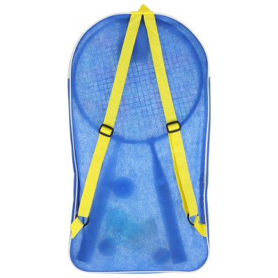 Набор для бадминтона ONLYTOP: 2 ракетки, 2 волана, мяч, цвета МИКС