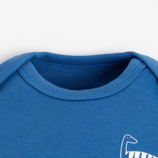 Комплект: джемпер и брюки Крошка Я "Dino", цвет синий