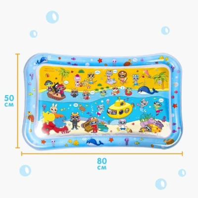 Развивающий водный коврик «Дружилки», 80x50 см, Крошка Я