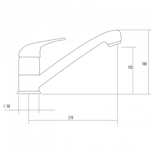 Смеситель Kuppersberg Kuppersberg TOPAZ KG2560 BLACK METAL