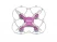 Р/У квадрокоптер Cheerson CX-10SE Mini RTF 2.4G (розовый)
