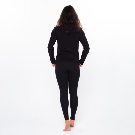 Термобельё женское (леггинсы), цвет чёрный
