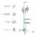 Мобильная стойка ONKRON на 1 ТВ ONKRON TS1552 White