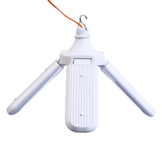 Фонарь кемпинговый, 45 Вт, SMD 2835, кабель l-1.5 м, с зажимом от 12 В, 9.6 х 24 см