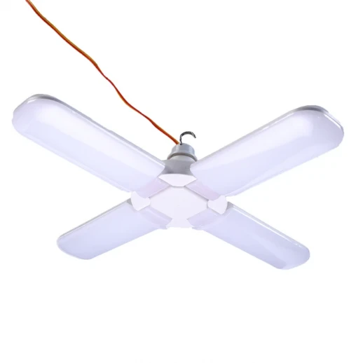 Фонарь кемпинговый, 45 Вт, SMD 2835, кабель l-1.5 м, с зажимом от 12 В, 9.6 х 24 см