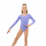 Купальник гимнастический Grace Dance, с длинным рукавом, р. 42, цвет сирень