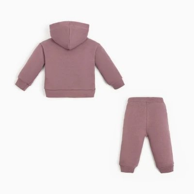 Костюм: толстовка и брюки Крошка Я Flower, сиреневый