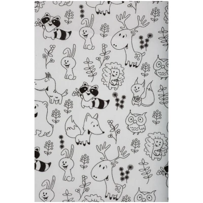 Простыня ВОМБАТИК Classic Collection Звери и звезды