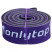 Эспандер ленточный многофункциональный ONLYTOP, 208х4,4х0,45 см, 17-54 кг, цвет фиолетовый/чёрный