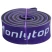 Эспандер ленточный многофункциональный ONLYTOP, 208х4,4х0,45 см, 17-54 кг, цвет фиолетовый/чёрный