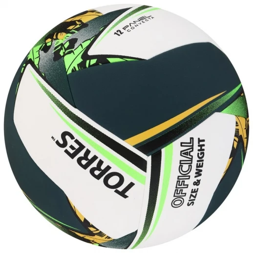 Мяч волейбольный TORRES Save, PU, гибридная сшивка, 12 панелей, р. 5