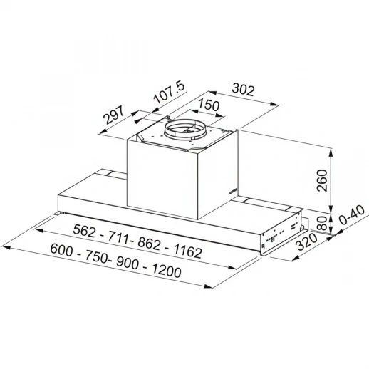 Вытяжка Franke FSTS DRIP-FREE 60 X Franke FMY DRIP-FREE 60 X 305.0702.609