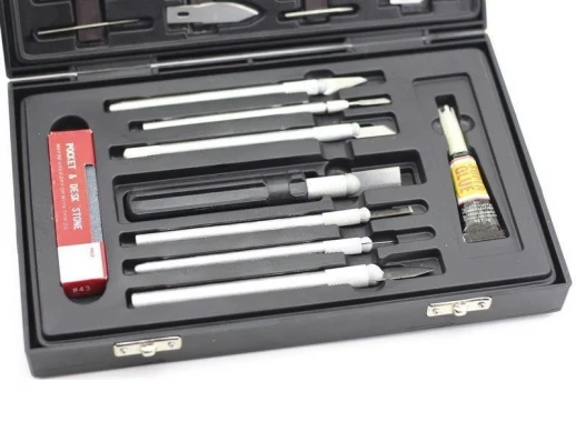 Набор ножей с цанговым зажимом, 51 предмет