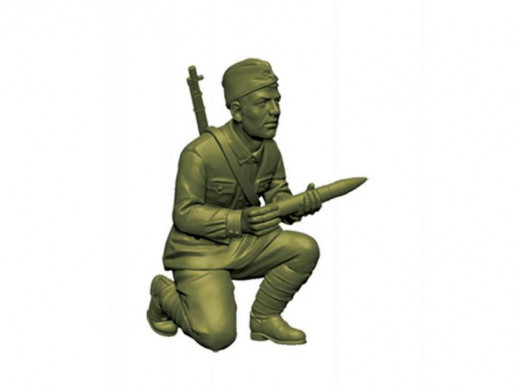 Сборные солдатики ZVEZDA Советская 76-мм полковая пушка, 1/72