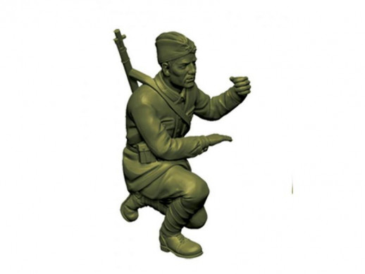 Сборные солдатики ZVEZDA Советская 76-мм полковая пушка, 1/72