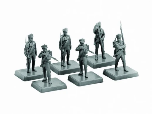 Сборные солдатики ZVEZDA Наполеоника: Русская линейная пехота, 1/72