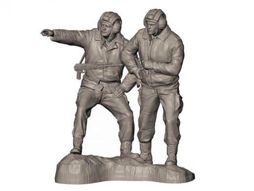 Сборная модель ZVEZDA Российские танкисты, 1/35