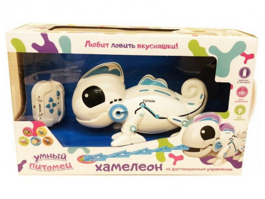 Радиоуправляемый робот Zhorya Хамелеон ловитель насекомых - ZYB-B3497