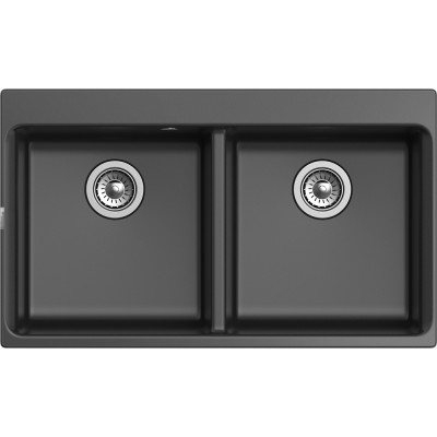 Кухонная мойка RIVELATO Rivelato AXEL X-90-2D antracite