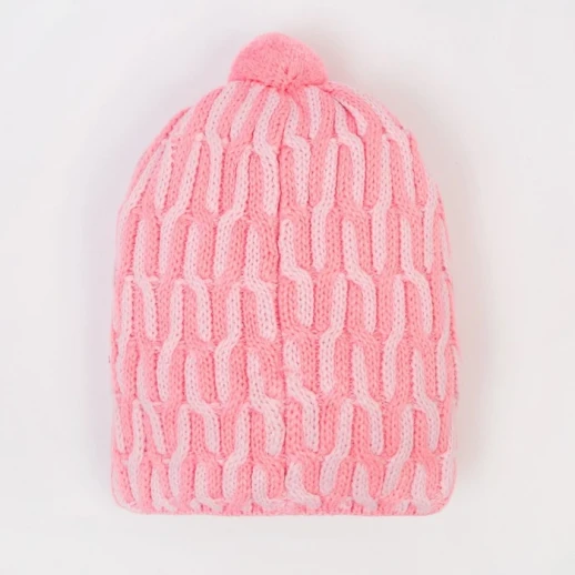 Шапка для девочки, цвет ярко-розовый, размер 52-54