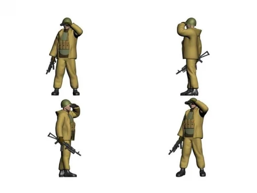 Сборная модель ZVEZDA Советские десантники. Афганистан, 1/35