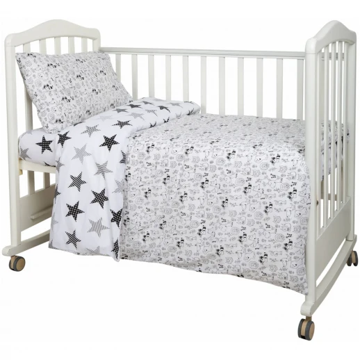 Комплект постельного белья 3 предмета ВОМБАТИК Cl-1003-ZZ Classiс Collection Звери и звезды