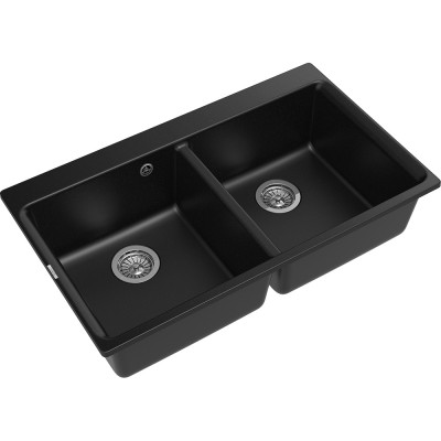 Кухонная мойка RIVELATO Rivelato AXEL X-90-2D nero