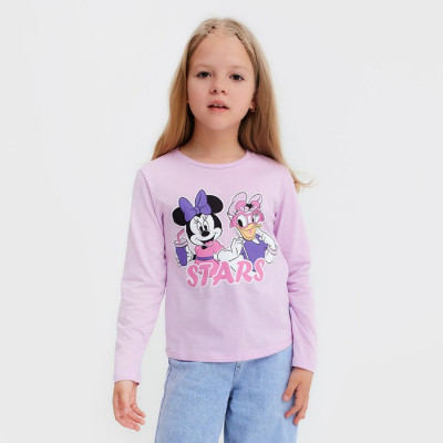 Футболка с длинным рукавом Stars, Disney, лиловый