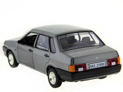 Машина "АВТОПАНОРАМА" ВАЗ 21099 ,1/22, Pull Bаck механизм, в/к 10*12*22 cм