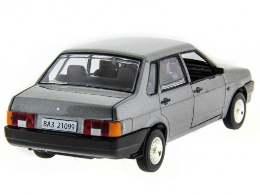 Машина "АВТОПАНОРАМА" ВАЗ 21099 ,1/22, Pull Bаck механизм, в/к 10*12*22 cм