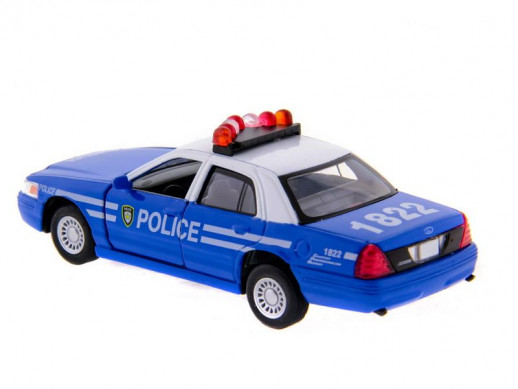 Машина Kinsmart "Ford Crown Victoria" (police) инерция (1/12шт) 1:42 б/к