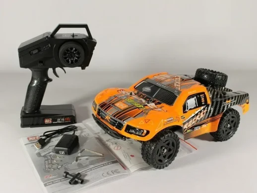 Радиоуправляемый шорт-корс Remo Hobby Rocket Brushless V2.0 (оранжевый) 4WD 2.4G 1/16 RTR
