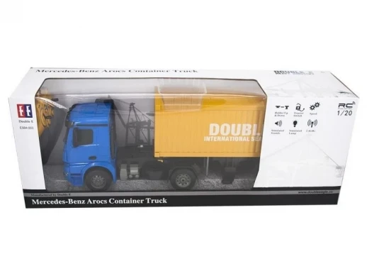 Радиоуправляемый контейнеровоз Double Eagle Mercedes-Benz Arocs 1:20 2.4G