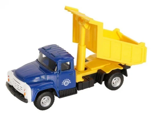 Машина "АВТОПАНОРАМА" "Самосвал", синий, 1/52, инерция, в/к 16,1*6,1*8,4 см
