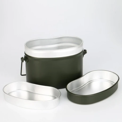 Котелок походный "Привал", 1,2л, зеленый