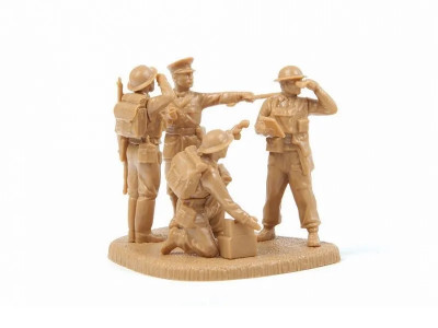 Сборные солдатики ZVEZDA Британский штаб, 1/72