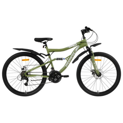 УЦЕНКА Велосипед 26" Progress Vertex FS MD RUS, цвет хаки, размер 18"