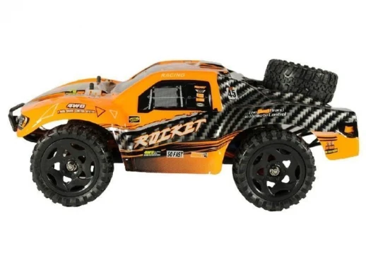 Радиоуправляемый шорт-корс Remo Hobby Rocket Brushless UPGRADE V2.0 (оранжевый) 4WD 2.4G 1/16 RTR