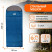 Спальник-одеяло Maclay camping comfort summer, 2 слоя, левый, с подголовником, 220х90 см, +10/+25°С