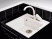 Смеситель Kuppersberg Kuppersberg GUS KG2511 WHITE ALABAS.