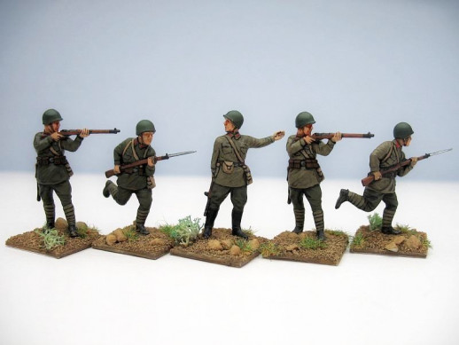 Сборные солдатики ZVEZDA Советская пехота 1941-43гг., 1/72