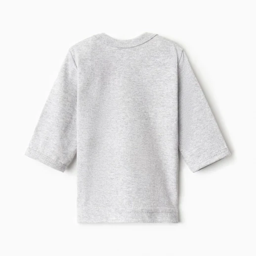 Футболка с дл. рукавом Bloom Baby, р. 68 см, серый