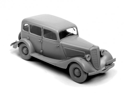 Сборная модель ZVEZDA Советский автомобиль Газ М1, 1/35