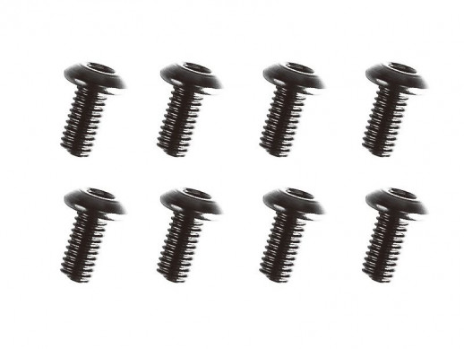 Винт с головкой под шестигранник, полукруглый М3х8мм, 8 шт.