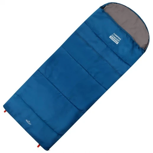 Спальник-одеяло Maclay camping comfort summer, 2 слоя, правый, с подголовником, 220х90 см, +10/+25°С